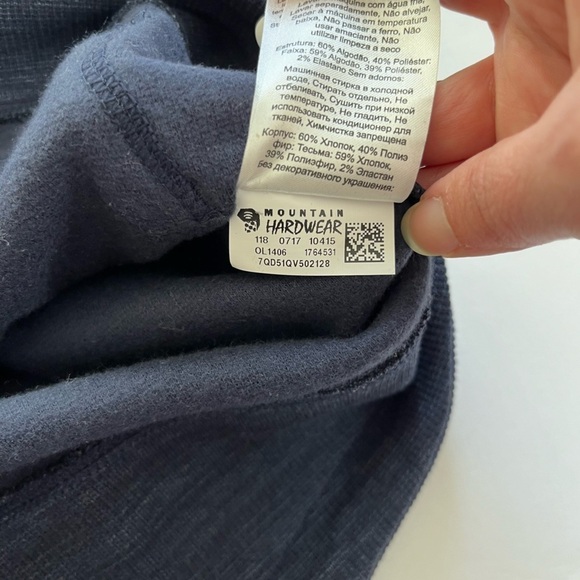 Mountain Hardwear Women Firetower Long Sleeve Hoody Navy Size Small - Picture 7 of 8